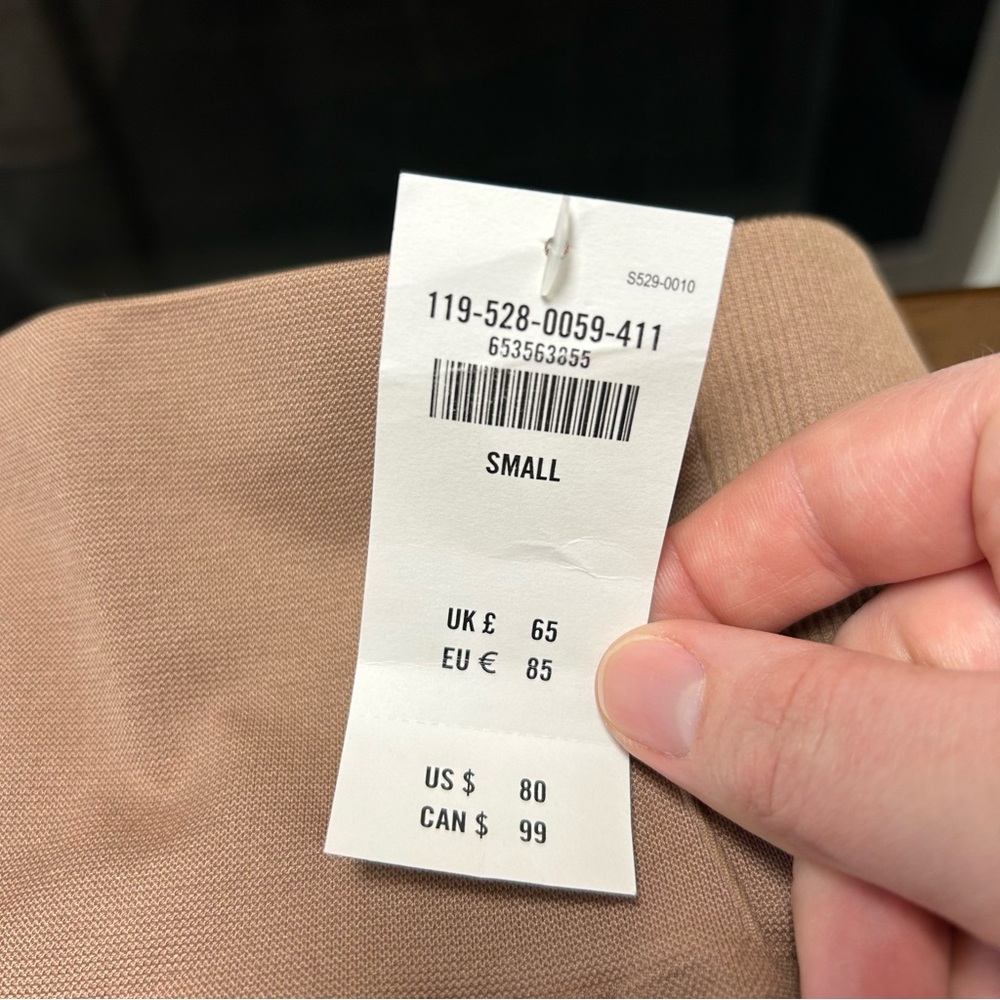 NWT Abercrombie YPB seamlessCORE 7/8 Length Leggings in Willow Taupe Size S - Picture 4 of 13